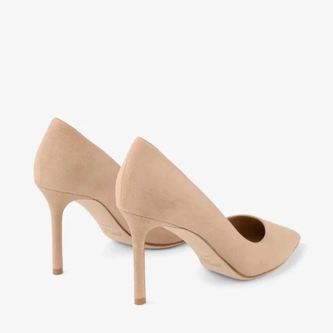 Romy 85 Chai suède pumps in dezelfde kleur Romy 85 Chai suède pumps in dezelfde kleur