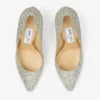 Romy 85 Champagne Pumps met grove glitterstof en spitse neus Romy 85 Champagne Pumps met grove glitterstof en spitse neus