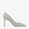 Romy 85 Dove suède pumps in dezelfde kleur Romy 85 Dove suède pumps in dezelfde kleur
