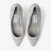 Romy 85 Dove suède pumps in dezelfde kleur Romy 85 Dove suède pumps in dezelfde kleur