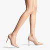 Romy 85 spitsneus pumps van balletroze geitenleer Romy 85 spitsneus pumps van balletroze geitenleer