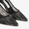 Romy 85 Zwarte Jimmy Choo-pumps met kant Romy 85 Zwarte Jimmy Choo-pumps met kant