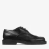 Rowan Brogue Derby zwarte vintage leren loafer Rowan Brogue Derby zwarte vintage leren loafer