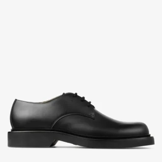 Rowan Derby zwarte loafers van box-kalfsleer