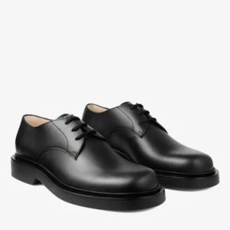 Rowan Derby zwarte loafers van box-kalfsleer