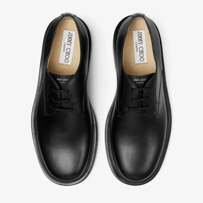 Rowan Derby zwarte loafers van box-kalfsleer Rowan Derby zwarte loafers van box-kalfsleer