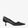 Scarlett 50 Zwarte Jimmy Choo-pumps met veters Scarlett 50 Zwarte Jimmy Choo-pumps met veters