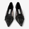 Scarlett 50 Zwarte Jimmy Choo-pumps met veters Scarlett 50 Zwarte Jimmy Choo-pumps met veters