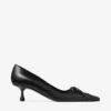 Scarlett 50 zwarte pumps van nappaleer