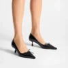 Scarlett 50 zwarte pumps van nappaleer