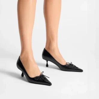 Scarlett 50 zwarte pumps van nappaleer