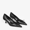 Scarlett 50 zwarte pumps van nappaleer