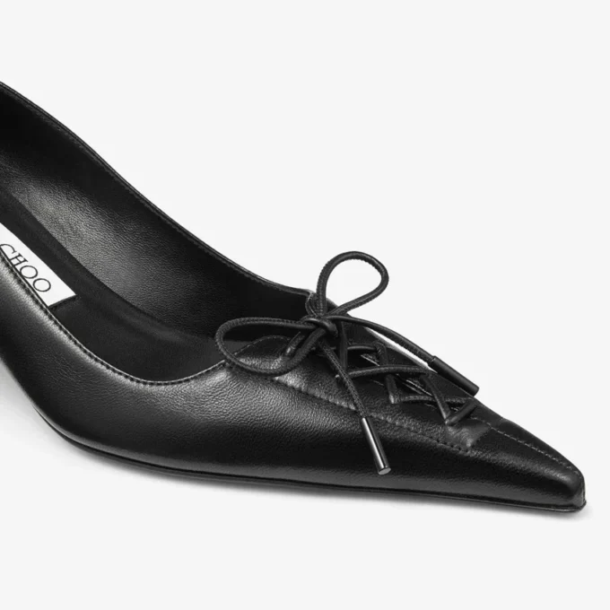 Scarlett 50 zwarte pumps van nappaleer