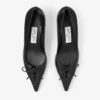 Scarlett 50 zwarte pumps van nappaleer