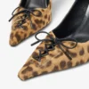 Scarlett 95 Natuurlijke Pony Pumps met Luipaardprint