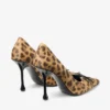 Scarlett 95 Natuurlijke Pony Pumps met Luipaardprint