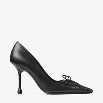 Scarlett 95 zwarte pumps van nappaleer