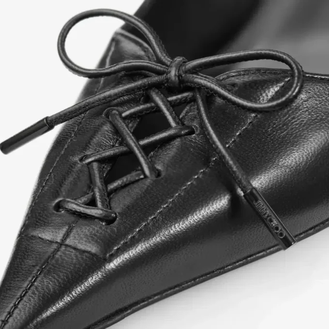 Scarlett 95 zwarte pumps van nappaleer