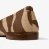 Scarlett Ballerina Chocoladebruine ballerina’s met zebraprint