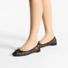 Scarlett Ballerina Zwart Jimmy Choo Ballerina’s met veters Scarlett Ballerina Zwart Jimmy Choo Ballerina’s met veters