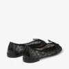 Scarlett Ballerina Zwart Jimmy Choo Ballerina’s met veters Scarlett Ballerina Zwart Jimmy Choo Ballerina’s met veters