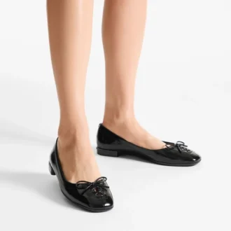 Scarlett Ballerina Zwart Zachte Spazzolato ballerina’s