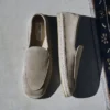 Shenton Espadrilles in steenkleurig fluweel suède Shenton Espadrilles in steenkleurig fluweel suède