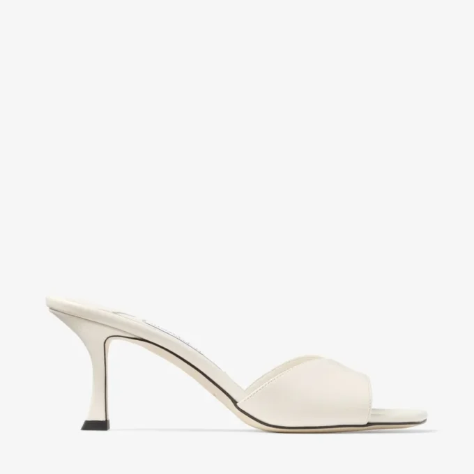 Skye 70 Latte leren sandalen