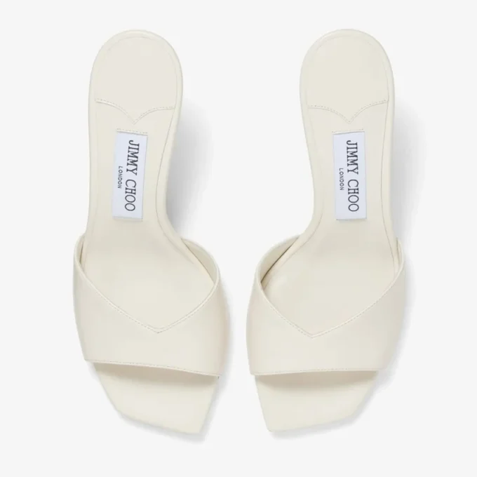 Skye 70 Latte leren sandalen