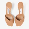Skye 70 Toffee suède sandalen
