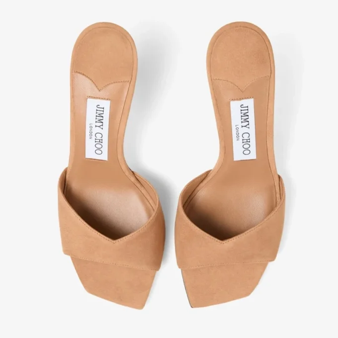 Skye 70 Toffee suède sandalen