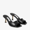 Skye 70 zwarte leren sandalen