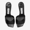 Skye 70 zwarte leren sandalen