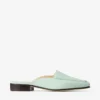 Slide Mint Nubuck Leather Mule Slide Mint Nubuck Leather Mule