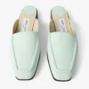 Slide Mint Nubuck Leather Mule Slide Mint Nubuck Leather Mule