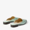 Slide Mint Nubuck Leather Mule Slide Mint Nubuck Leather Mule