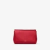 Soft Bow Mini Bag Robijnrode satijnen minitas met kristallen strik