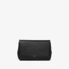 Soft Bow Mini Bag Zwarte satijnen mini-tas met kristallen strik