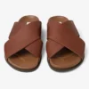 Sol Slide Cigar Vachetta-leren slippers Sol Slide Cigar Vachetta-leren slippers
