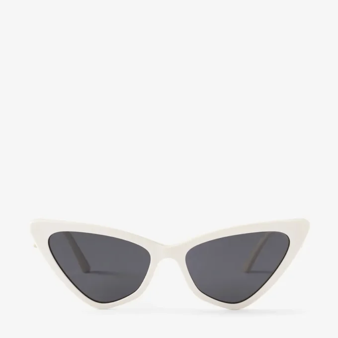 Sol witte cat-eye zonnebril Sol witte cat-eye zonnebril