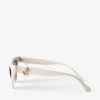 Sol witte cat-eye zonnebril Sol witte cat-eye zonnebril
