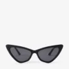 Sol Zwarte Cat Eye-zonnebril Sol Zwarte Cat Eye-zonnebril