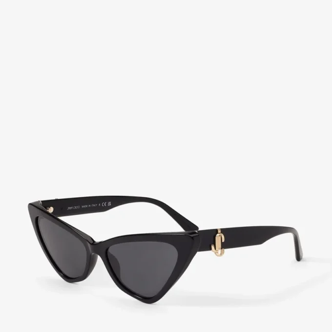 Sol Zwarte Cat Eye-zonnebril Sol Zwarte Cat Eye-zonnebril