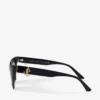 Sol Zwarte Cat Eye-zonnebril Sol Zwarte Cat Eye-zonnebril