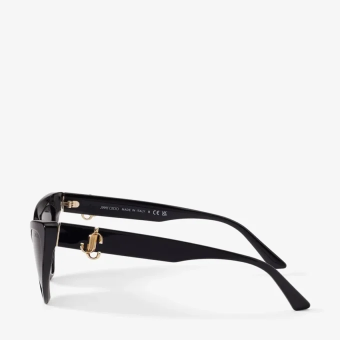 Sol Zwarte Cat Eye-zonnebril Sol Zwarte Cat Eye-zonnebril