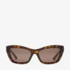 Solene bruine Havana cat-eye zonnebril Solene bruine Havana cat-eye zonnebril