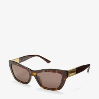 Solene bruine Havana cat-eye zonnebril