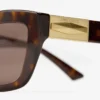 Solene bruine Havana cat-eye zonnebril Solene bruine Havana cat-eye zonnebril