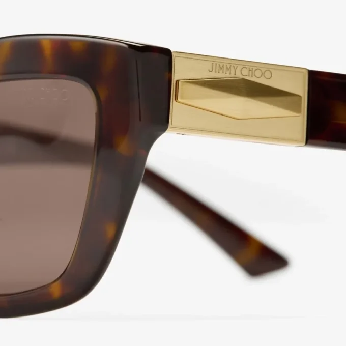 Solene bruine Havana cat-eye zonnebril Solene bruine Havana cat-eye zonnebril