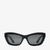 Solene zwarte Havana cat-eye zonnebril Solene zwarte Havana cat-eye zonnebril